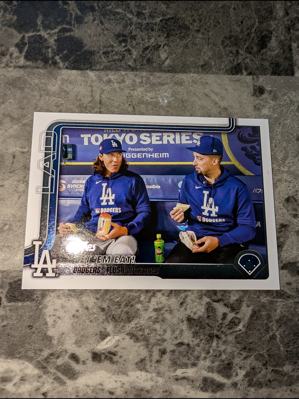 2025 Topps Update Series Veteran Combos #US119 - Glasnow/Snell LA Dodgers